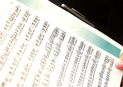 Choir sheet music