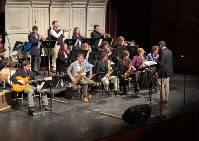 Jazz band on stage