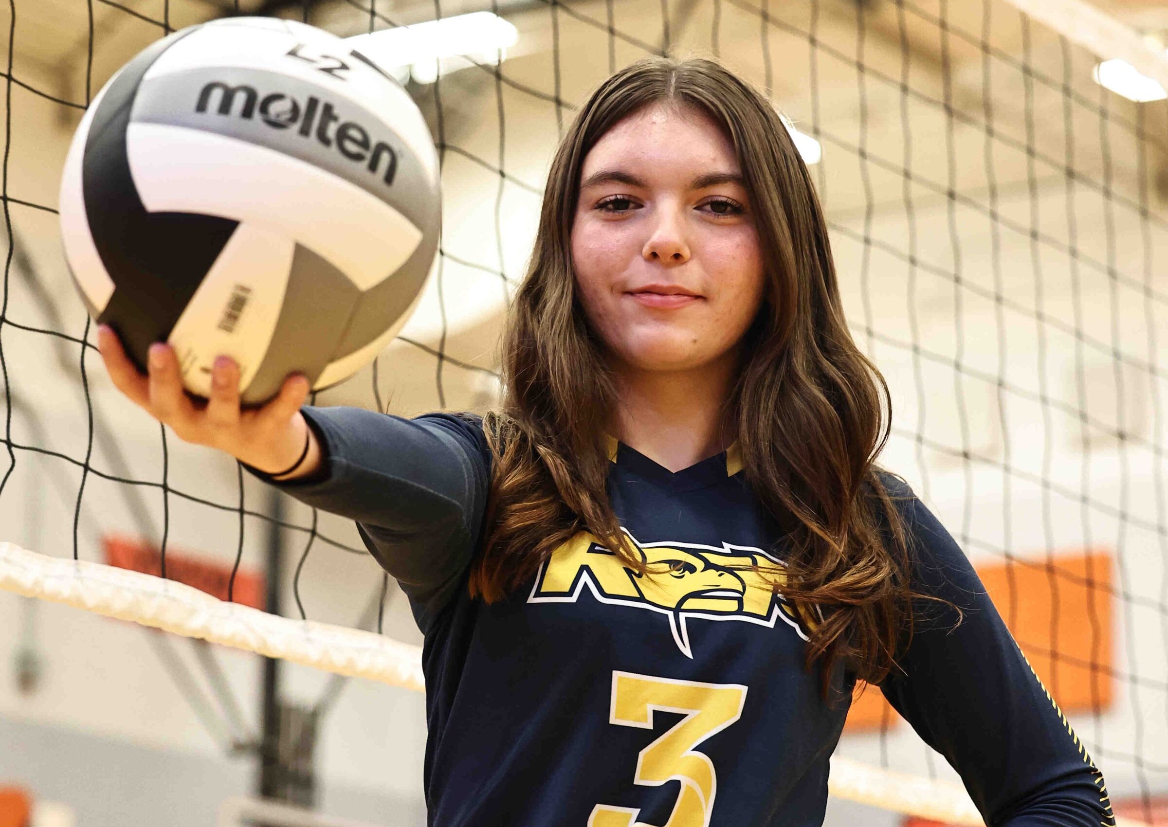 Girls Varsity Volleyball vs Woodward Career Technical image
