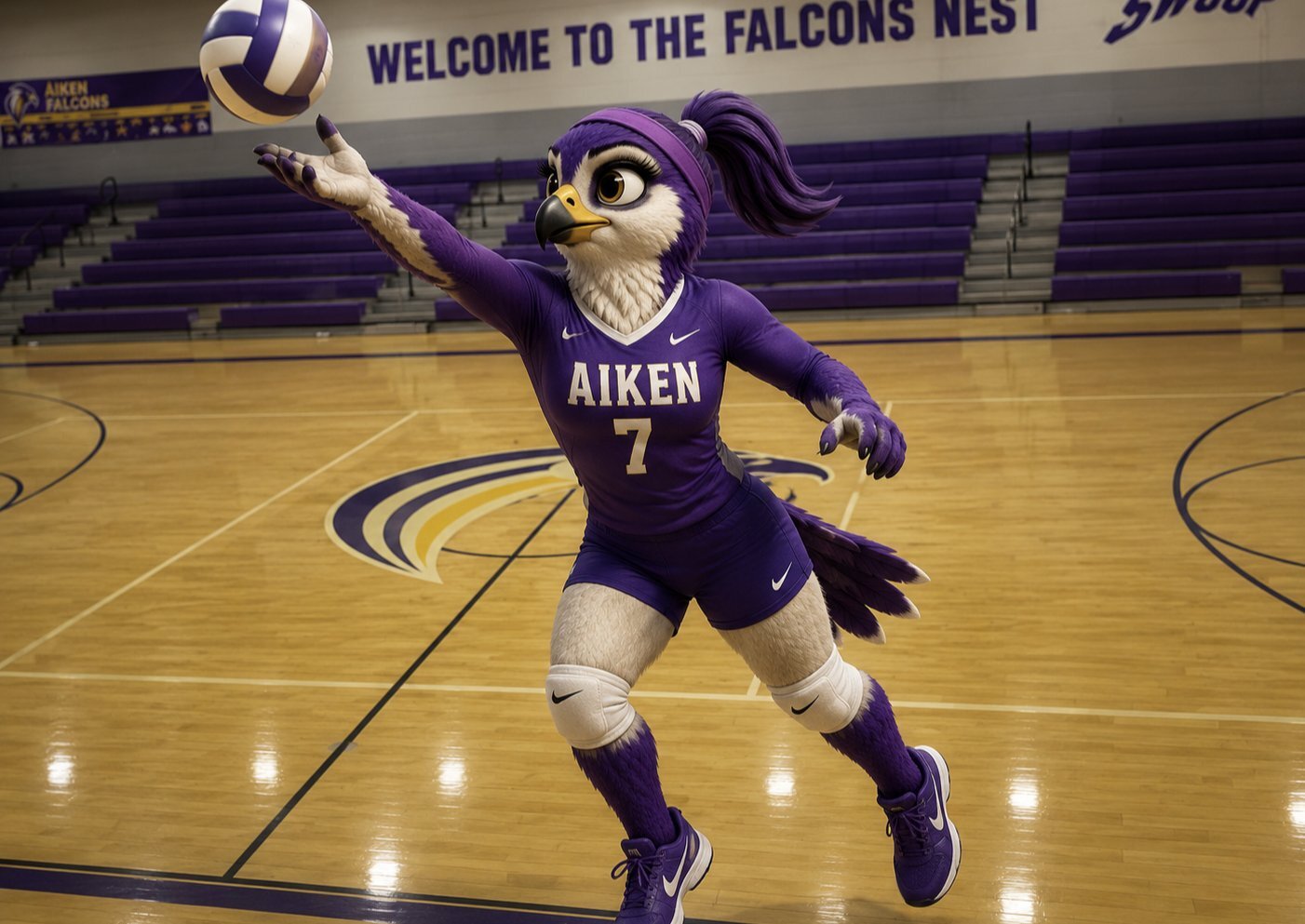 Aiken Girls Varsity Volleyball vs Western Hills image