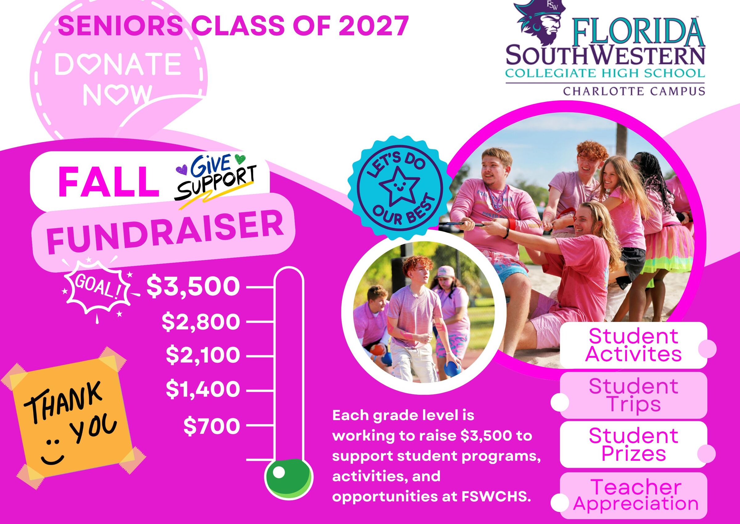 2026 FSWC Charlotte Seniors Fall Fundraiser image