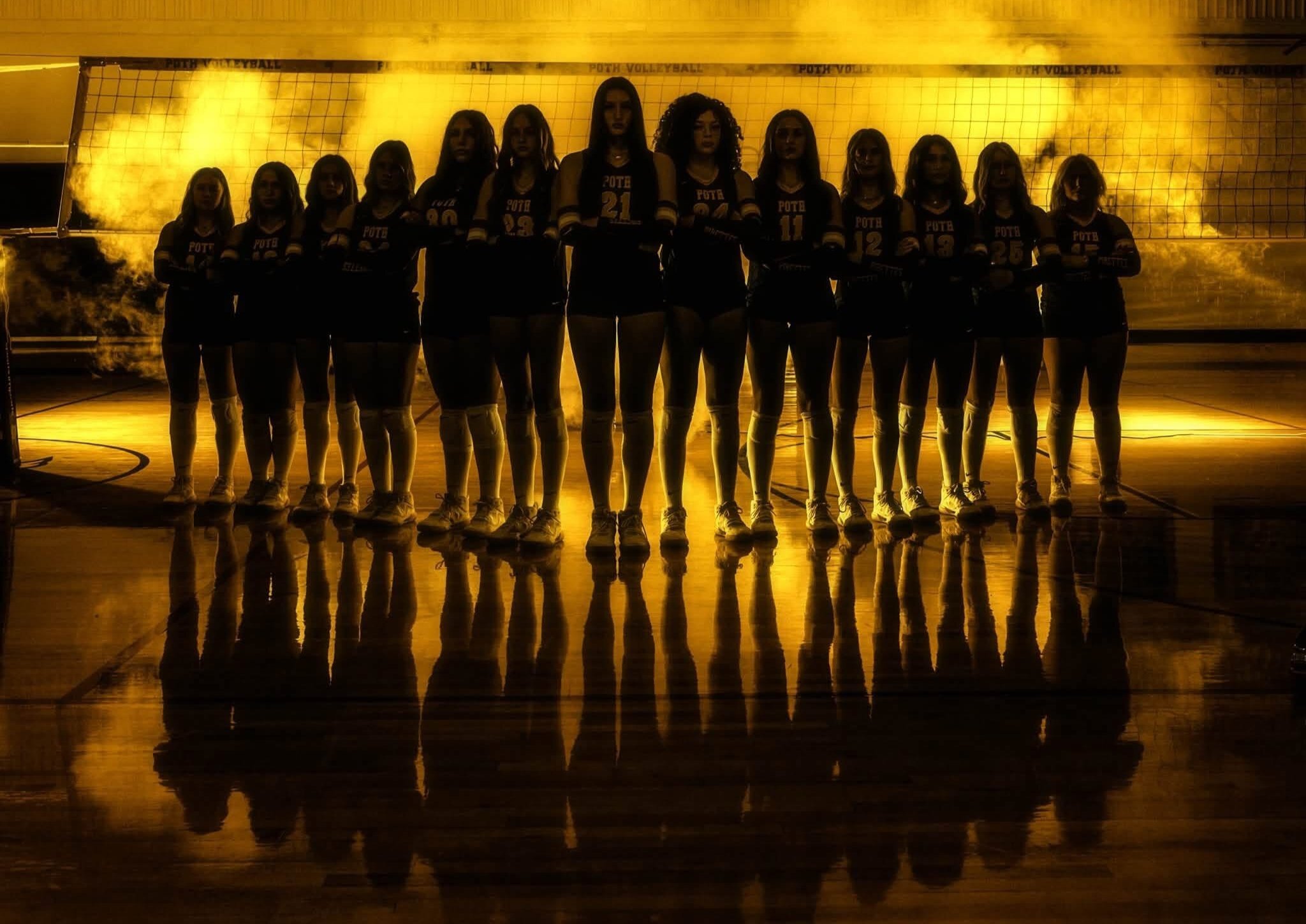 Pirette Volleyball vs Poteet SENIOR NIGHT image