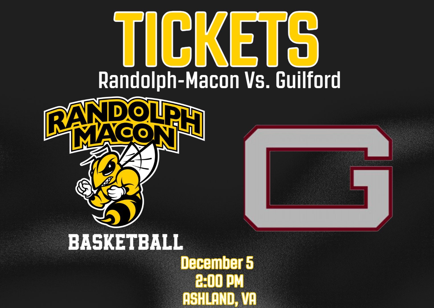 Randolph-Macon Men's Basketball vs Guilford image