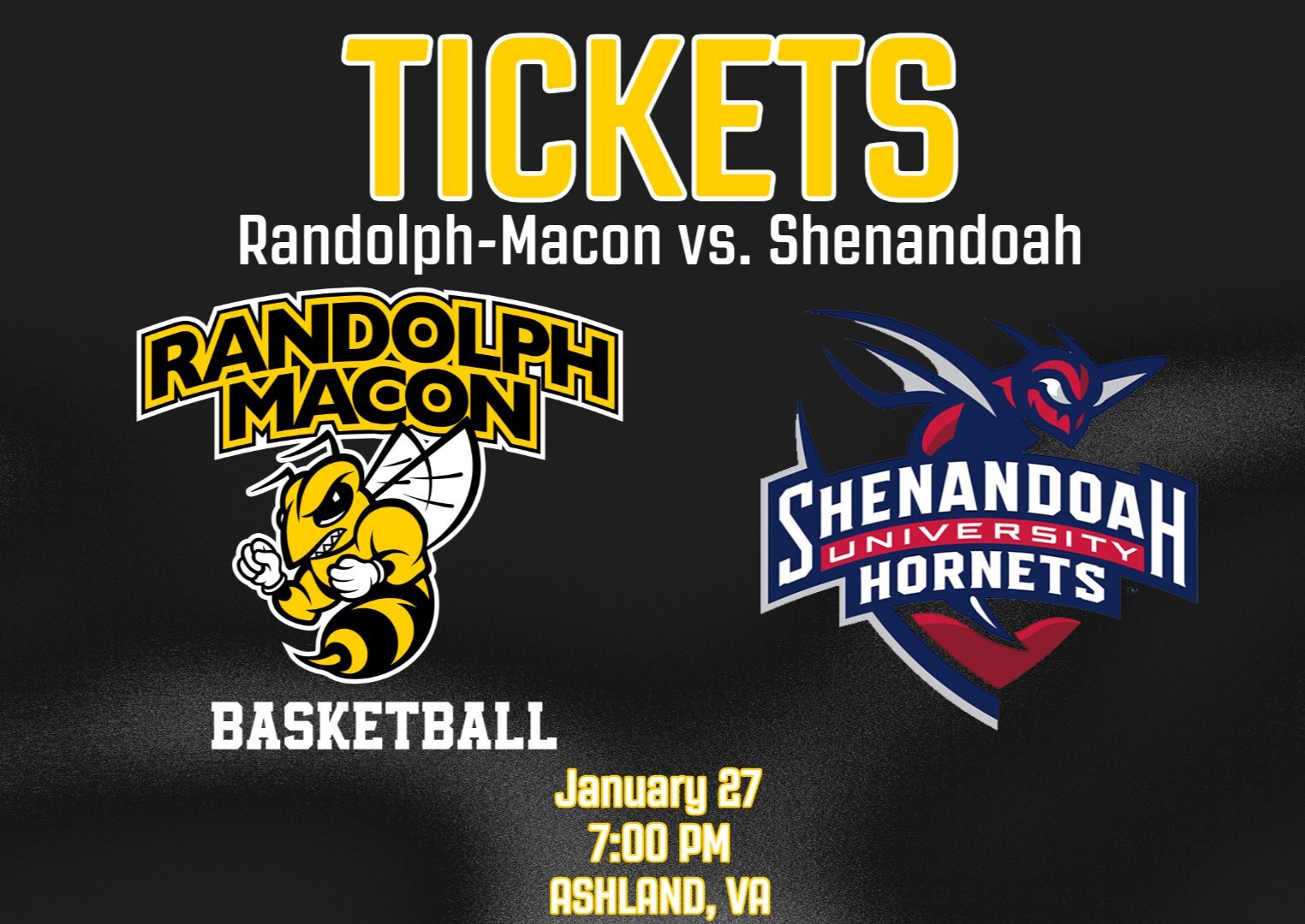 Randolph-Macon Men's Basketball vs Shenandoah | Camper Night; Greenwood Elementary Day image