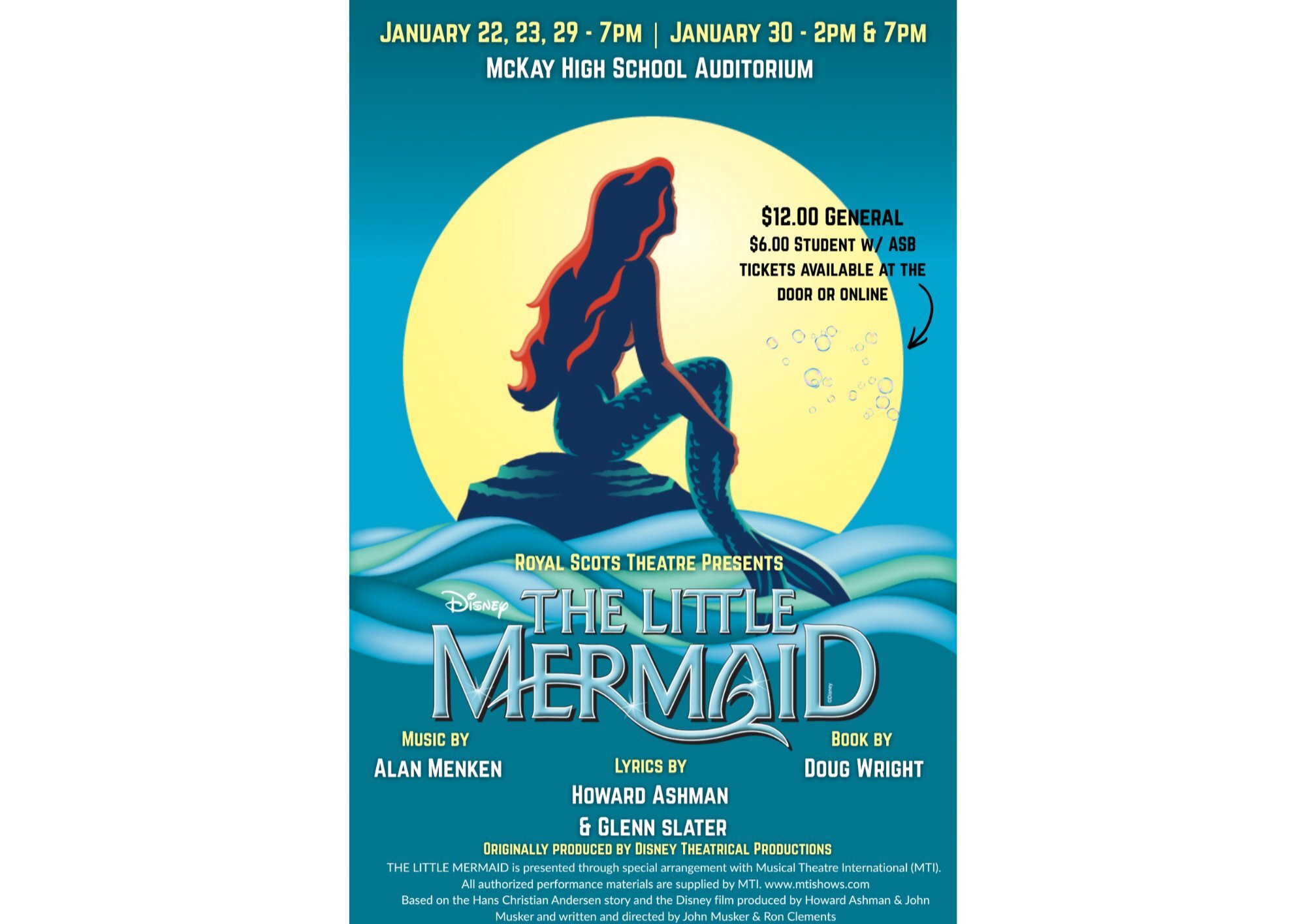 Royal Scots Theatre Presents: The Little Mermaid image